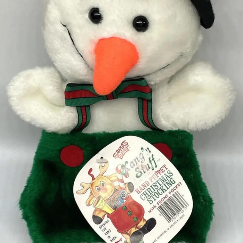 Snowman Plush Hand Puppet 15